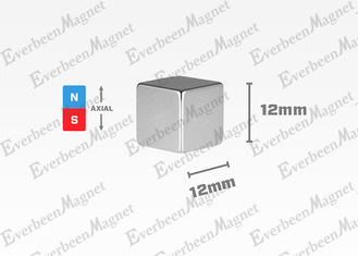 Çin Nikel Kaplı Küp N35 Neodim Mıknatıslar 12 * 12 * 12mm 80 Celsius Degree Tedarikçi